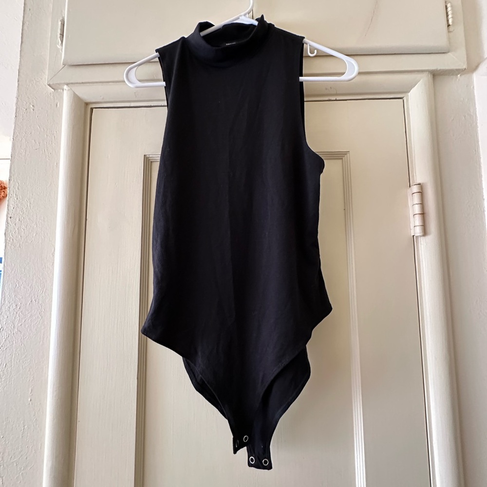 NWT Black Forever 21 Bodysuit, Size L